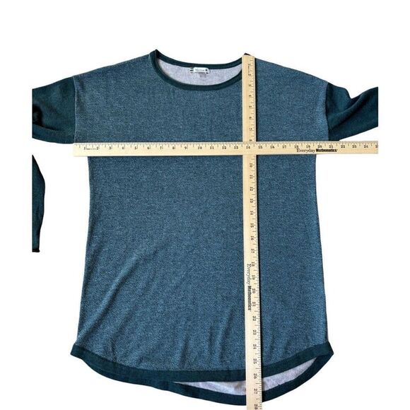 Smartwool Womens Shadow Pine Colorblock Sweater size S in Mist Blue Twilight Mar - Picture 5 of 6